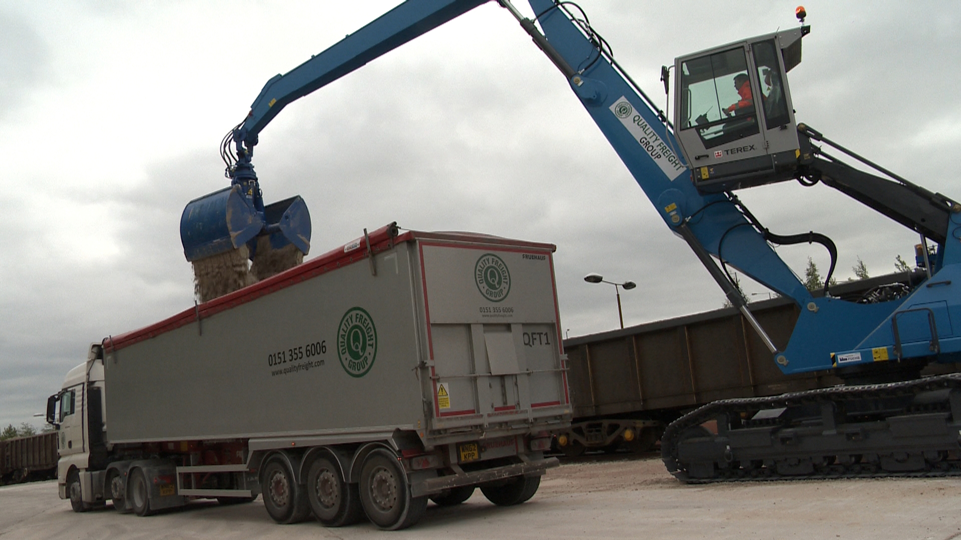 Quality Freight UK’s Fuchs RHL340 mobile crane in action