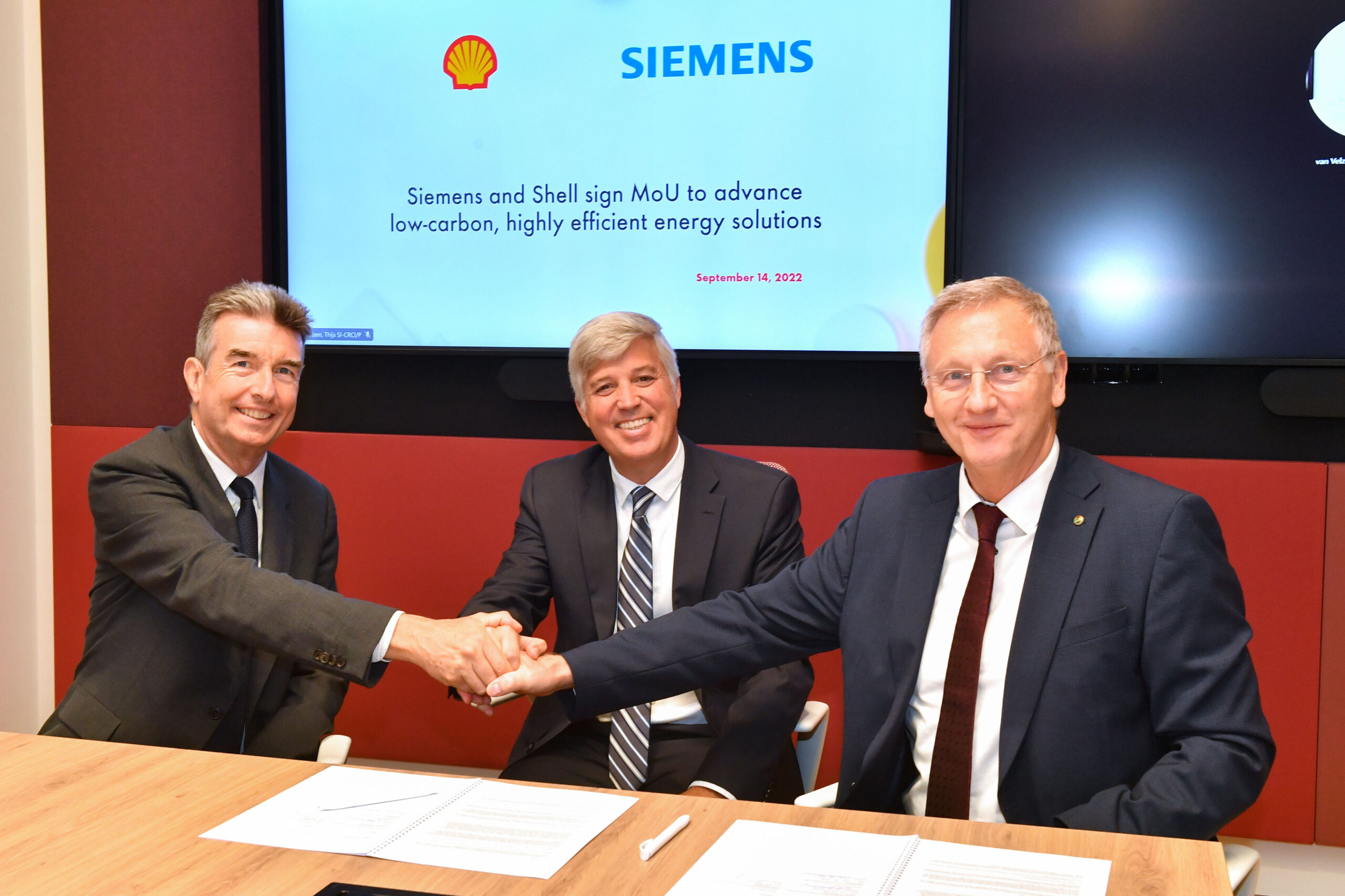 Siemens and Shell sign MoU