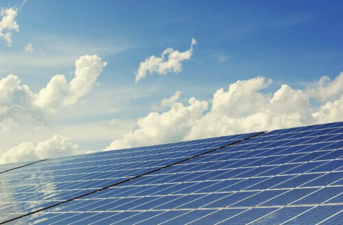 warehouse solar panels