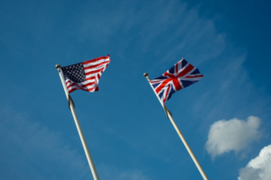 UK US flags website